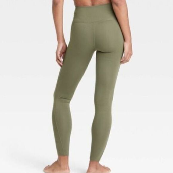 NWT Women's - All In Motion Brushed Sculpt Moss Green High-Rise Leggings, medium - Picture 3 of 9